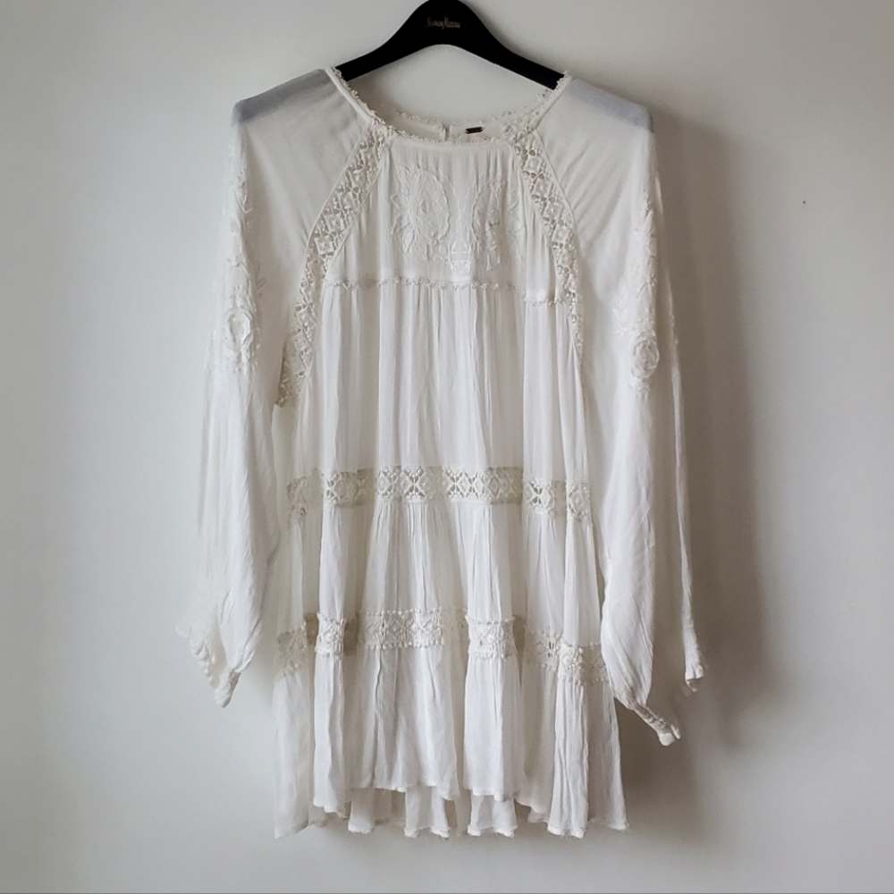 Free People flowy tiered dress
